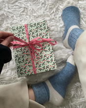 Görseli Galeri görüntüleyiciye yükleyin, Alpaka & Koyun Yünü | Mavi/Ekru