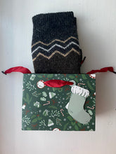 Görseli Galeri görüntüleyiciye yükleyin, Alpaka & Koyun Yünü | Desenli Antrasit/Gri