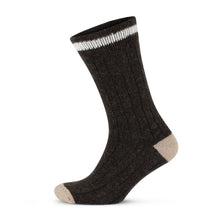 Görseli Galeri görüntüleyiciye yükleyin, Alpaka & Koyun Yünü | Kahve/Ekru Uzun