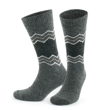 Görseli Galeri görüntüleyiciye yükleyin, Alpaka & Koyun Yünü | Desenli Gri/Antrasit