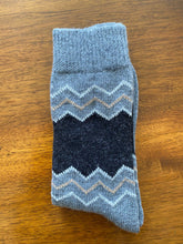 Görseli Galeri görüntüleyiciye yükleyin, Alpaka & Koyun Yünü | Desenli Gri/Antrasit