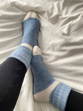 Görseli Galeri görüntüleyiciye yükleyin, Alpaka & Koyun Yünü | Mavi/Ekru