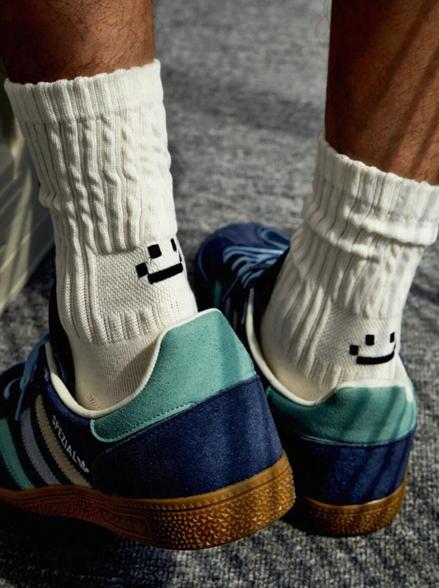 Smiling Face Anti-Friction Sports Çorap